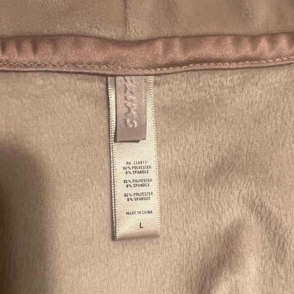 Skims pink(dusk) cropped velour hoodie - Picture 4 of 5